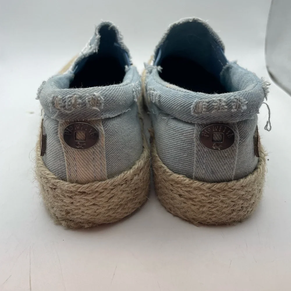 Blowfish white floral espadrilles women’s 6